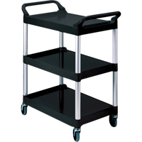 Service Cart, 3 Tiers, 19" x 38" x 34", 200 lbs. Capacity Sécurité Médic