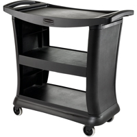 Executive Service Cart, 3 Tiers, 20" x 38" x 39", 300 lbs. Capacity Sécurité Médic