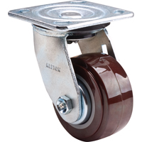 Caster, Swivel, 4" (101.6 mm), Polyurethane, 550 lbs. (249.5 kg.) Sécurité Médic