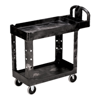 Heavy Duty Utility Cart - 4500-88, 2 Tiers, 17-1/8" x 33-1/4" x 39", 500 lbs. Capacity Sécurité Médic