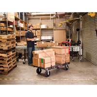 Heavy-Duty Platform Truck, 60" L x 30" W, 2500 lbs. Cap., Polyolefin Wheels Sécurité Médic