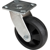 Hi-Temp Caster, Swivel, 6" (152.4 mm), Nylon, 880 lbs. (399 kg.) Sécurité Médic