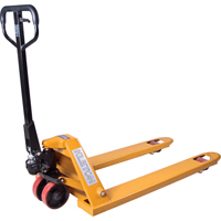 Transpalette, Acier, 36" lo x 20,5" la, Capacit&eacute; 5500 lb Sécurité Médic