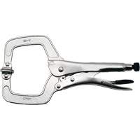Super Heavy-Duty Locking C-Clamp with Swivel Pad, 11" (279 mm) Capacity Sécurité Médic