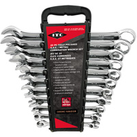 ICWP-22SM Wrench Set, Combination, 22 Pieces, Imperial and Metric Sécurité Médic