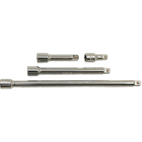 Jeu de barres de rallonges, Prise de 3/8", Fini Chrome, 4 M Sécurité Médic