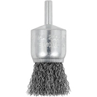 Shaft Mounted Crimped End Brush, 1", 0.012" Fill, 1/4" Shank Sécurité Médic