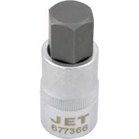 Bit Socket, Hex, 12 mm x 2" L, 1/2" Drive Sécurité Médic