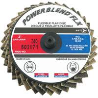 Powerblend FLX Roll-on Flap Disc, 3" x Type R, Z40 Grit, Zirconia Alumina Sécurité Médic