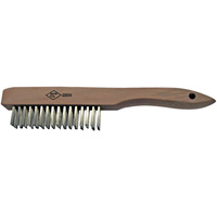 Brosse &agrave; r&eacute;curer, Acier inoxydable, 4 x 16 rangs de fils Sécurité Médic