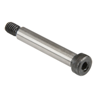 Socket Shoulder Screw, 3/8" Dia., 2" L, Black Oxide Sécurité Médic
