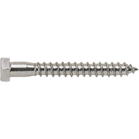 Lag Screw, 5/16" x 3-1/2" L, Zinc Plated Sécurité Médic