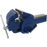 Cast Ductile Iron Bench Vise, 6" Jaw Width, 3-3/4" Throat Depth Sécurité Médic