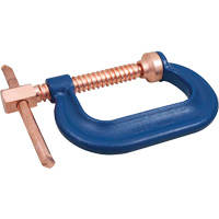 Heavy-Duty Forged C-Clamp, 10" (254 mm) Capacity, 5" (127 mm) Throat Depth Sécurité Médic