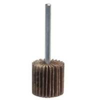 Mini Mounted Flap Wheel, Aluminum Oxide, 120 Grit, 1" x 1/2" x 1/4" Sécurité Médic