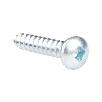 Vis taraudeuse &agrave; t&ecirc;te cylindrique, #12 x 1-1/4" lo, Zingu&eacute; Sécurité Médic