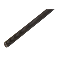 Threaded Rod, 1/4"-20, 36" L, Plain, Grade B-7 Grade Sécurité Médic