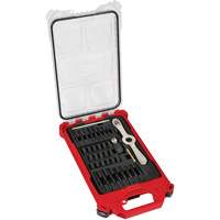 Metric Tap & Die PackOut Set with Hex-Lok 2-in-1 Handle, 38 Pieces Sécurité Médic