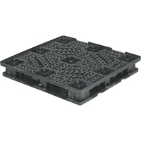 Double Deck Stackable Pallets, 4-Way Entry, 48-7/10" L x 45.7" W x 7-1/2" H Sécurité Médic
