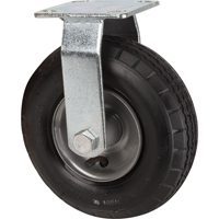 Roulettes pneumatiques, Fixe, 8" (203,2 mm), Pneumatique, 350 lb (158,8 kg) Sécurité Médic
