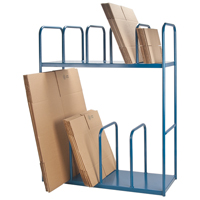 Double Tier Carton Rack Sécurité Médic