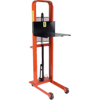 Hydraulic Platform Lift Stacker, Foot Pump Operated, 1000 lbs. Capacity, 80" Max Lift Sécurité Médic