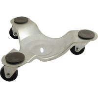Zinc Plated Leg Dolly, 300 lbs. Capacity, Steel Frame, 2.75" H Sécurité Médic