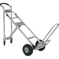 Three-Position Spartan III Convertible Hand Truck, Aluminum, 750 lbs. Capacity Sécurité Médic