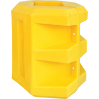 Short Column Protector, 6" x 6" Inside Opening, 24" L x 24" W x 24" H, Yellow Sécurité Médic