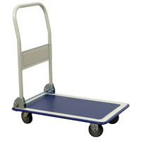 Folding Handle Platform Truck, Steel, 440 lbs., 29" L x 19" W, 32-1/2" High Sécurité Médic