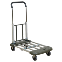 Telefolding Platform Truck, Aluminum, 330 lbs., 29-1/2" L x 17-1/2" W, 36-1/2" High Sécurité Médic
