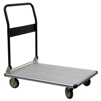 Folding Handle Platform Truck, Aluminum, 550 lbs., 35-1/2" L x 24" W, 35-1/2" High Sécurité Médic