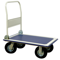 Folding Handle Platform Truck, Steel, 660 lbs., 35" L x 23" W, 43.5" High Sécurité Médic