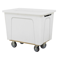 Box Truck, White Polyethylene, 35" L x 24" W x 30" H, 10 cu. Ft. Volume, 450 lbs. Capacity Sécurité Médic