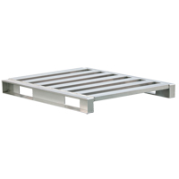 Palette &agrave; canaux en aluminium 4 c&ocirc;t&eacute;s Sécurité Médic