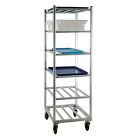 Shelf Cart, 6 Tiers, 20-7/8" W x 67" H x 27" D, 450 lbs. Capacity Sécurité Médic