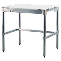 Poly-Top Workbench, 36" W x 24" D x 35-1/2" H, 2000 lbs. Capacity Sécurité Médic
