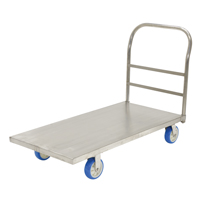Platform Truck, 48" L x 24" W, 2000 lbs. Capacity, Polyurethane Casters Sécurité Médic