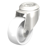 Stainless Steel Nylon Caster, Swivel, 3-1/8" (79.5 mm) Dia., 265 lbs. (120 kg.) Capacity Sécurité Médic