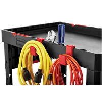 Heavy-Duty Adaptable Utility Cart, 2 Tiers, 17-3/4" x 36" x 46-1/5", 500 lbs. Capacity Sécurité Médic