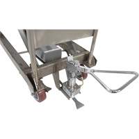 Manual Hydraulic Scissor Lift Table, 47" L x 24" W, Partial Stainless Steel, 2000 lbs. Capacity Sécurité Médic