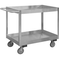 Industrial Grade Shelf Cart, 2 Tiers, 18-1/8" W x 35" H x 36" D, 1200 lbs. Capacity Sécurité Médic