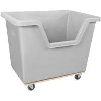 Chariot-caisse &agrave; c&ocirc;t&eacute; ouvert, Poly&eacute;thyl&egrave;ne, 45-3/4" lo x 31-1/4" la x 37-3/4" h, Volume 22 pi³, Capacit&eacute; 1000 lb Sécurité Médic