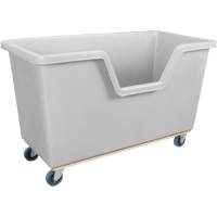 Chariot-caisse &agrave; c&ocirc;t&eacute; ouvert, Poly&eacute;thyl&egrave;ne, 63" lo x 34-1/4'' la x 38-1/2" h, Volume 24 pi³, Capacit&eacute; 1200 lb Sécurité Médic