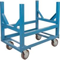 Pipe & Bar Cradle Truck, 24" L x 24" W x 34" H, 2500 lbs. Capacity, Polyurethane Wheels Sécurité Médic