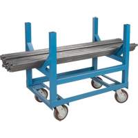 Pipe & Bar Cradle Truck, 24" L x 24" W x 34" H, 2500 lbs. Capacity, Polyurethane Wheels Sécurité Médic