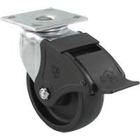 Emaxx RollX Wow Caster, Swivel with Brake, 4" (101.6 mm), Nylon, 1200 lbs. (544.3 kg.) Sécurité Médic