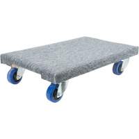 Socles roulants en bois franc pour usage moyen, Roues en Polyol&eacute;fine, Capacit&eacute; de 900 lb, 18" la x 24" p x 7" h Sécurité Médic