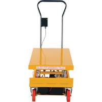 DC Powered Hydraulic Scissor Lift Elevating Cart, Steel, 39-3/4" L x 20-1/2" W, 1000 lbs. Capacity Sécurité Médic