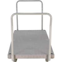 Heavy Duty Plastic Platform Truck, 60" L x 30" W, 3000 lbs. Cap., Polyurethane Wheels Sécurité Médic